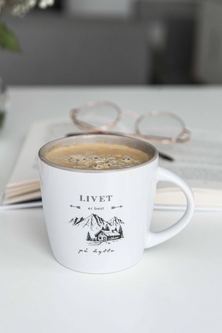 Hovedbilde Kopp - Livet er best på hytta 25cl