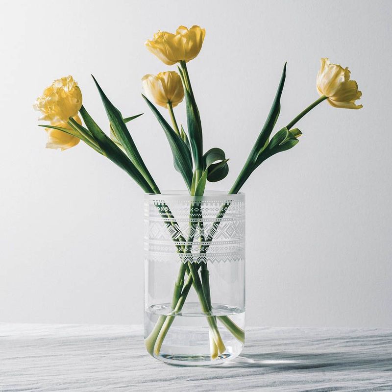 Vase 20cm Klart glass