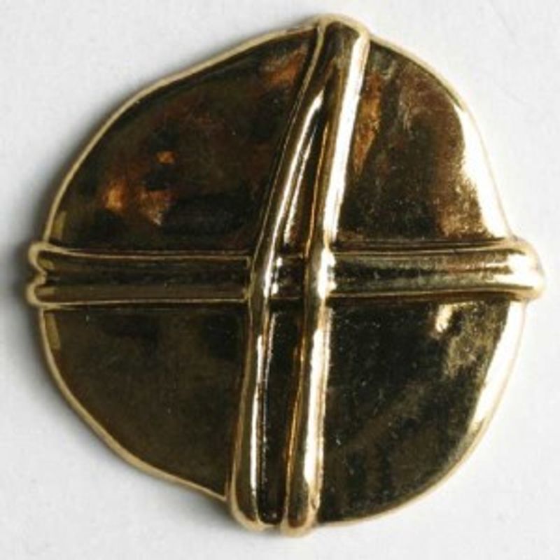Gullknapp, 18mm