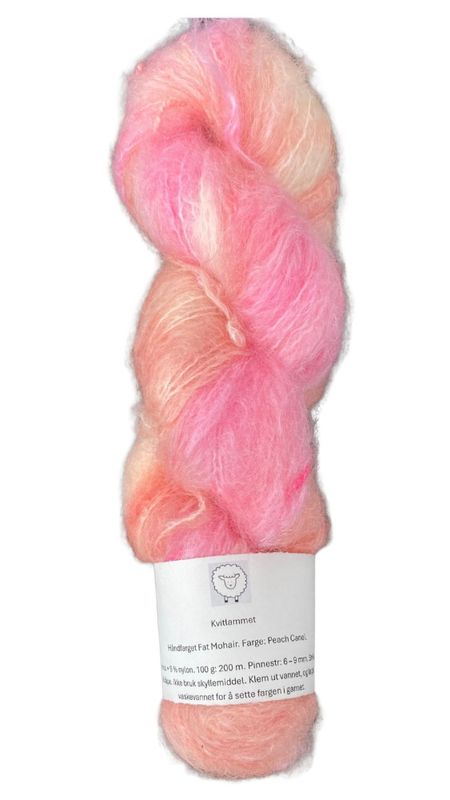 Fat mohair Peach Canei